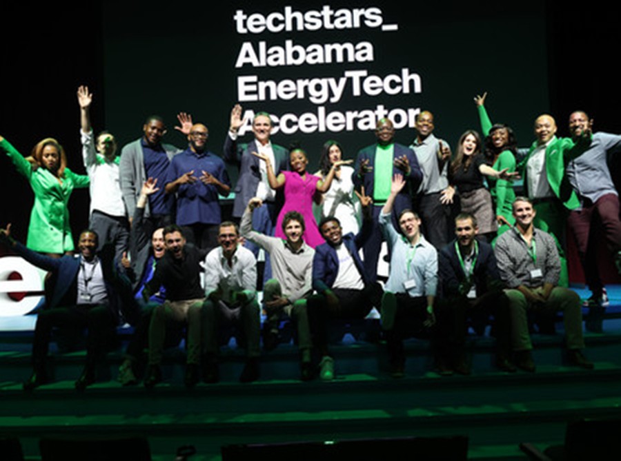 Group shot of Techstars attenedees.