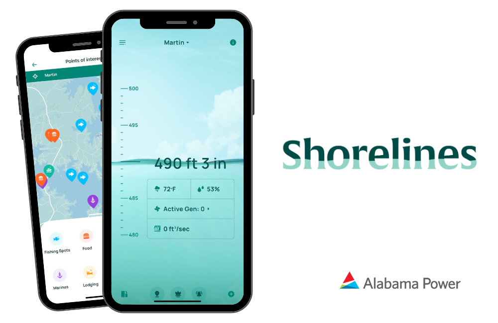 Shorelines app - Alabama Power Company