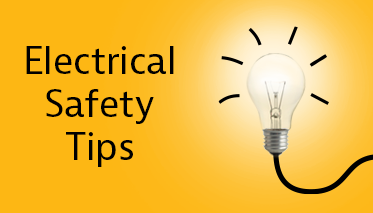 Electrical Safety Tips Button