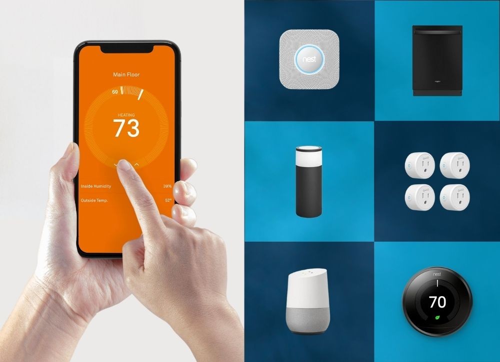 Smart home accessories for energy efficiency: thermostats, smart plugs, etc. 