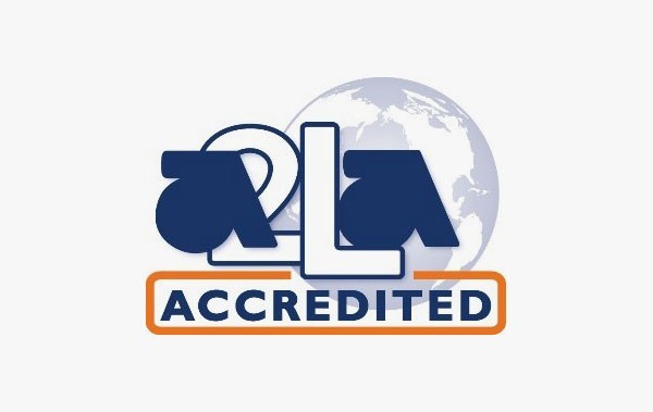 American Association for Laboratory Accreditation (A2LA, certificate #4117.01) Badge