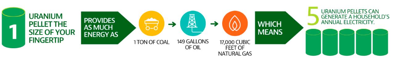 Uranium Pellet Infographic