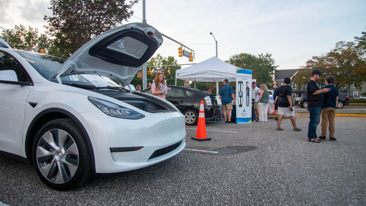 Alabama Power helped Auburn University share trends and dispel myths about electric vehicles during an awareness event Wednesday on campus.