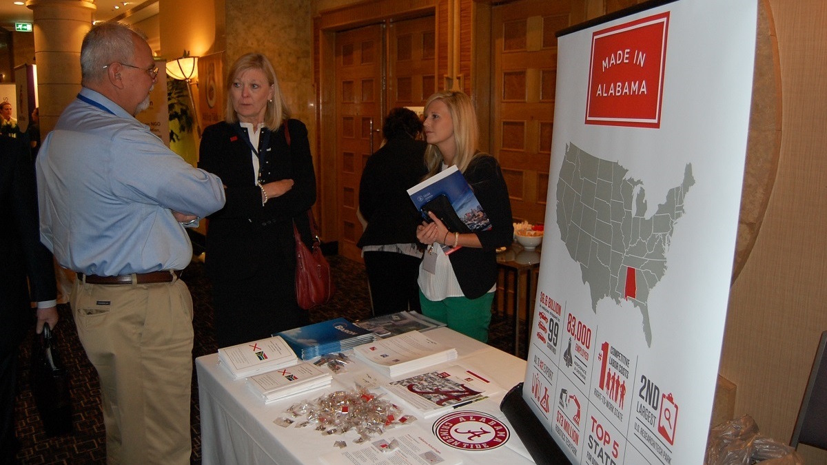 Lockhart coordinated trade missions to 51 nations for Alabama companies.