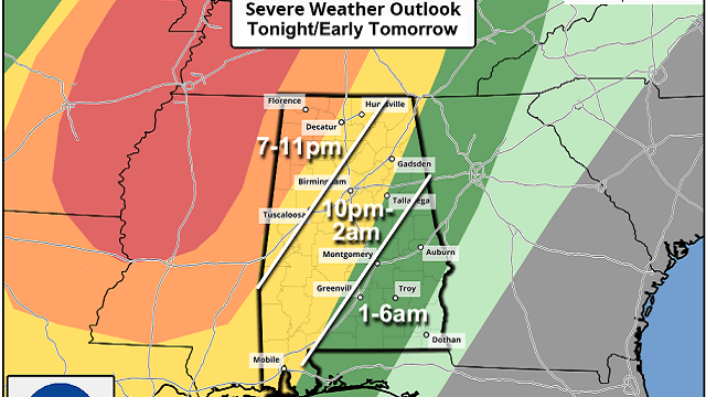 The storms will move through the state faster than earlier expected.