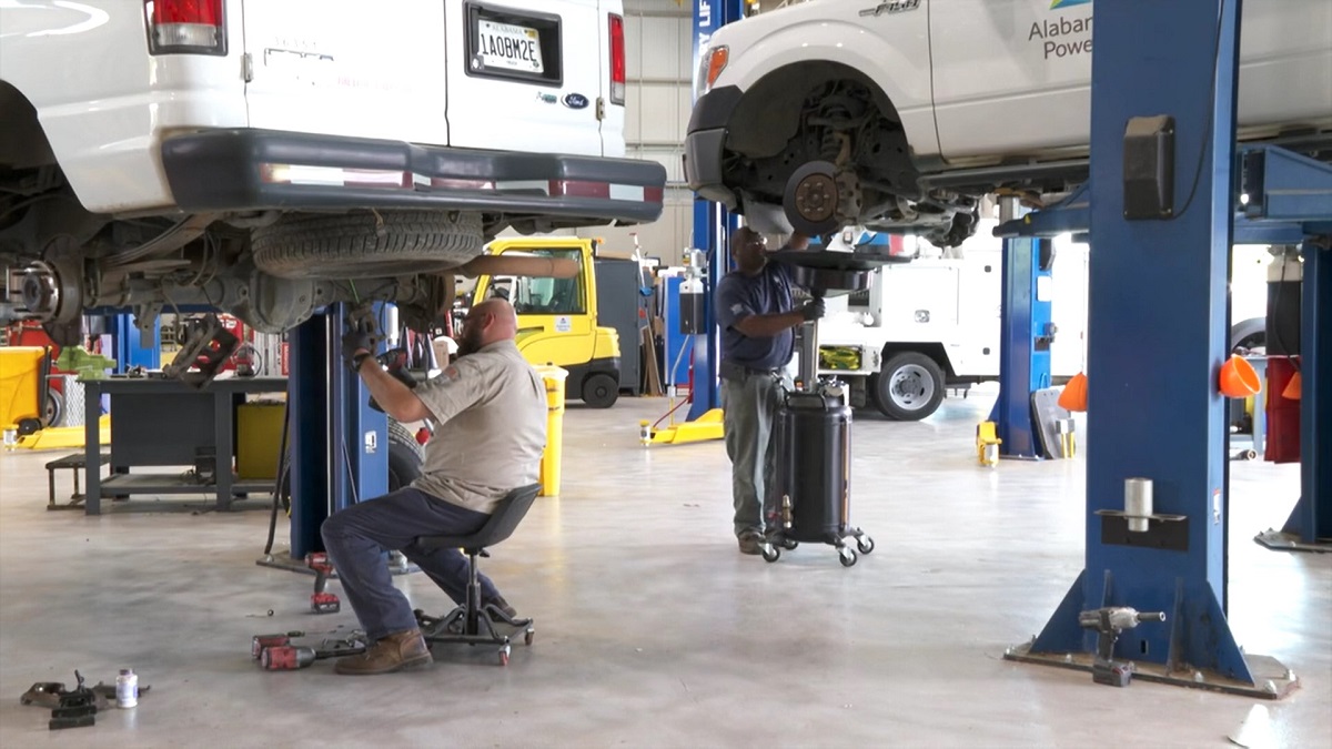 Crews mark Automotive Service Professionals Month.