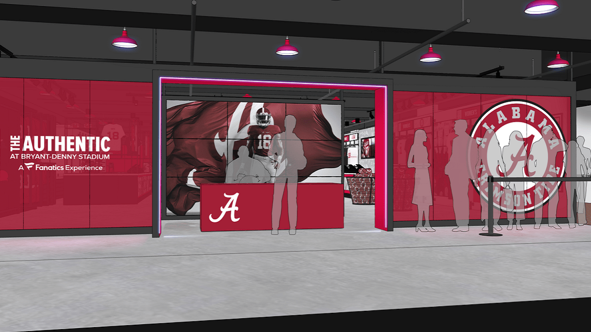 Plans include the first-ever team store inside Bryant-Denny Stadium.