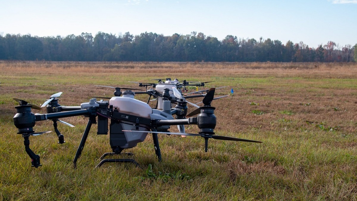 Here's a drone the size of an average golf cart.