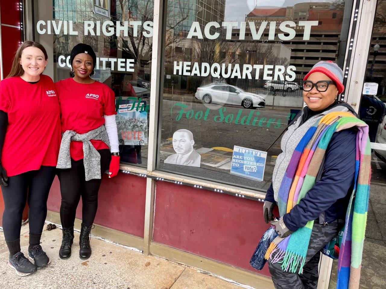 Alabama Power volunteers honored the legacy of Martin Luther King Jr. through community service projects on MLK Day 2024.