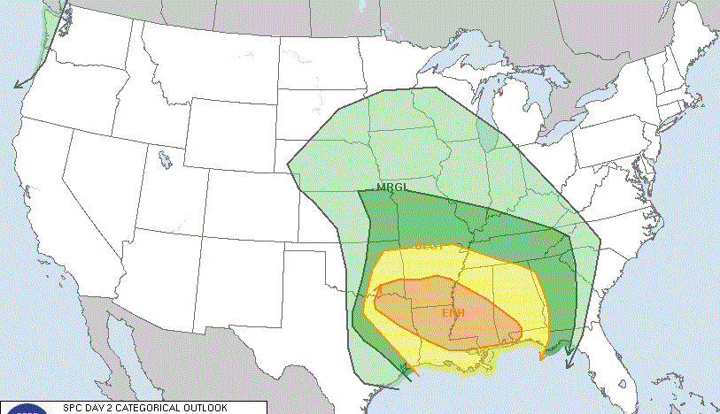 James Spann: Showers, storms return to Alabama Tuesday night; windy at ...