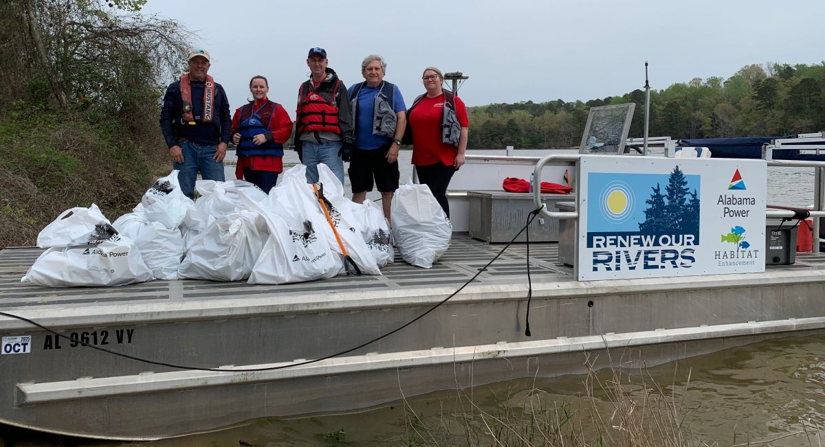 Lake Eufaula is “spic and span” after a recent two-day Renew Our Rivers cleanup, in which volunteers removed 3 tons of trash and debris.