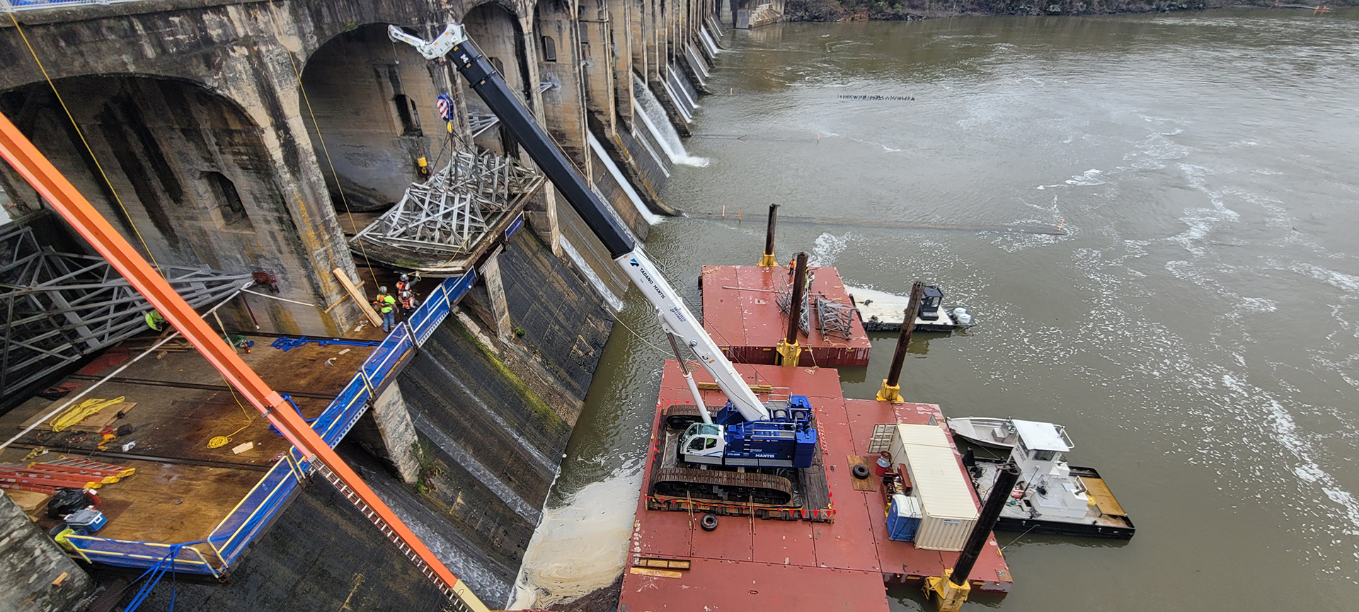 Mitchell spillway gates retired after 100 years