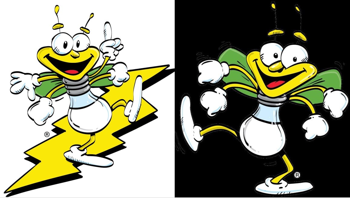 Louie the Lightning Bug, the cartoon spokesbug for electric safety, remains popular, entertaining and relevant.