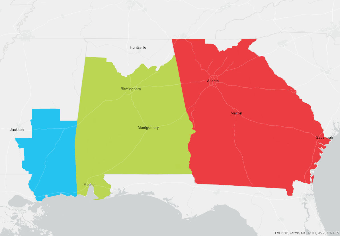 Southern Company Electric Territory