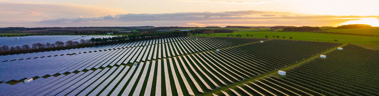 Solar panel farm