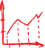 Icono de ejemplo de gráfico de uso de energía