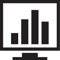 Online power usage monitoring icon