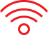 red wifi icon