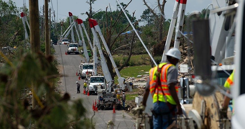 Alabama Power crews restoring power after tornado